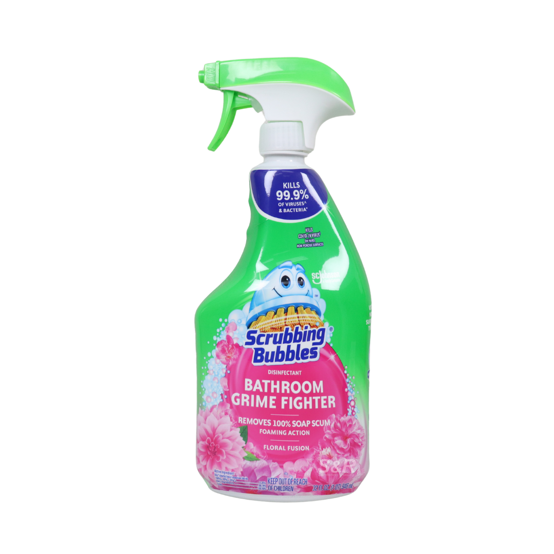 Scrubbing Bubbles Bathroom Grime Fighter Floral fusion 946mL
